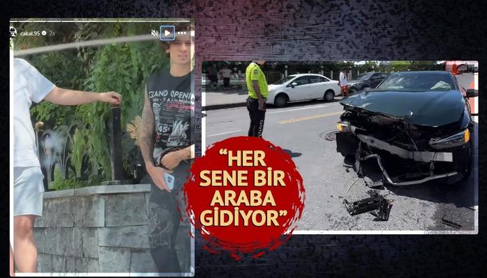 Rapçi Çakal kaza geçirdi!  O anları görüntüleyen kişi aracına çarptı: “Her yıl bir araba hurdaya çıkıyor”