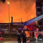 Erzurum restoranındaki yangın eve ve otelde atladı