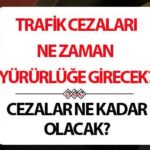 Yeni trafik cezaları ne zaman yürürlüğe girecek? Trafik cezaları ne zaman değişecek, ne zaman değişecek? Bakan Yerlikaya’dan önemli açıklamalar