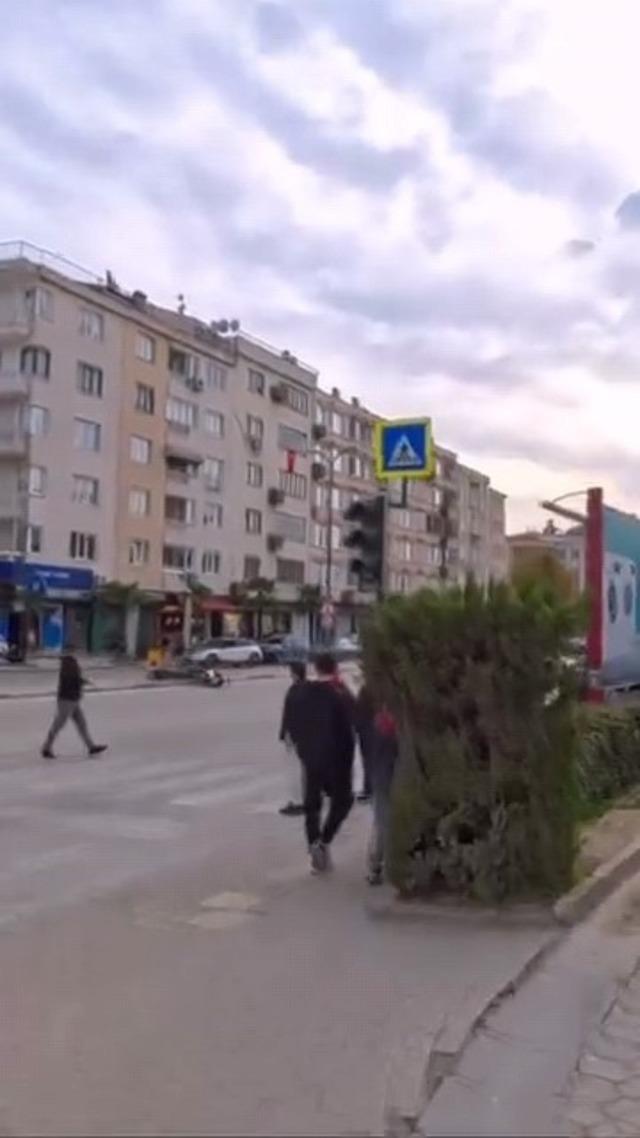 Kaza anı ise kask kamerasına yansıdı 4