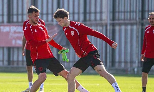 Samsunspor, Galatasaray karşılaşması için son hazırlıklarını yaptı